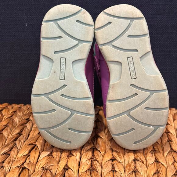 Lands End Purple Insulated Snow Boots Sz 9 Winter Boots Snow Boots - Picture 2 of 8